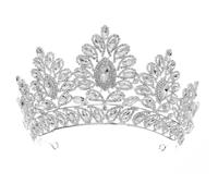 Mezzo Cerchio Sposa Corona Lusso Ab Strass Nozze Regina Principessa Tiara Festa