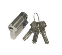Mezzo Cilindro a profilo europeo Asix Cisa 0E304 nichelato