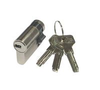 Mezzo Cilindro a profilo europeo Asix Cisa 0E304 nichelato
