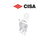 Mezzo cilindro a profilo europeo Cisa Asix art. 0E304KA