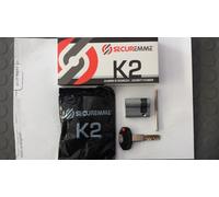 MEZZO CILINDRO EUROPEO SECUREMME K2 30X10 PER BASCULANTE GARAGE