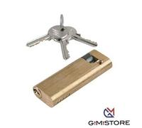 Mezzo cilindro ovale per maniglioni antipanico nf150 - mm.76 decentrato (60x16)
