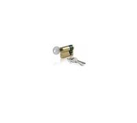 MEZZO CILINDRO PROFILATO PC5050010 30/10 UNIVERSALE OTTONE LUCIDO CORBIN
