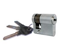 Mezzo Cilindro Sagomato 2303 Ibfm Cromo Satinato - Chiavi 3 - Mm 40 30+10 Ka7 -