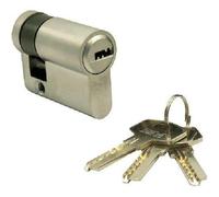 MEZZO CILINDRO SAGOMATO 2303 IBFM OTT.CROM.SATIN CHIAVI 3 MM 50 40+10 PZ 2