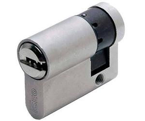 MEZZO CILINDRO SAGOMATO R6 PLUS ISEO OTT.CROM.SATIN CHIAVI 5 MM 40 30+10