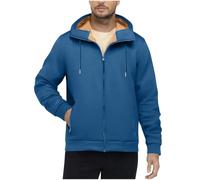 Mezzo Collo Uomo con Marca Personalizzare Azzurro Lunga Particolare Antivento Guanti Brillantini Americano Molto Semplici Carta Taschino Scollato Pettinata Piumino 3XL Stravaganti