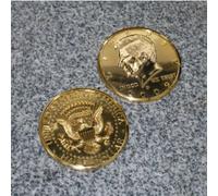Mezzo Dollaro Gigante - Jumbo Gold Half Dollar - Magia con Monete