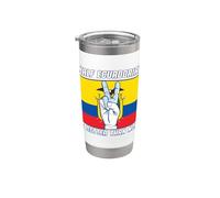 Mezzo ecuadoriano è meglio di nessuno Ecuador Bicchiere termico in acciaio inox doppia parete
