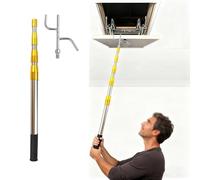 Mezzo Marinaio per Barca Ganci di Sollevamento per Soffitta/Gancio per Barche, Aste di Prolunga Telescopiche per Soffitta a 3/4/5/6 Sezioni, Asta di Spinta per Scale(95-240cm/38"-95")