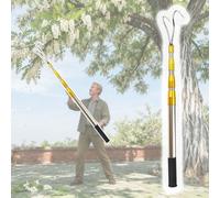 Mezzo Marinaio per Barca Gancio di Raccolta/Asta per Mezzo Marinaio 60-600 cm, Attrezzo di Presa in Acciaio Inox/Rimozione Detriti Arborei, Asta Telescopica Push-pull(2-Claw,86-210cm/34" - 83")