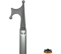 MEZZO MARINAIO TELESCOPICO IN ALLUMINIO ANODIZZATO 120/210 CM -PER BARCA Nero