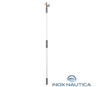 MEZZO MARINAIO TELESCOPICO IN ALLUMINIO ANODIZZATO Ø30mm 118-196cm BARCA