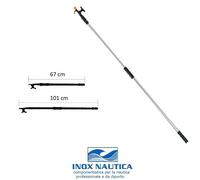 MEZZO MARINAIO TELESCOPICO IN ALLUMINIO ANODIZZATO Ø30mm 67-101cm BARCA