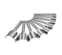 Mezzo Pelle Taglierino Punzone Set 5mm-50mm Cinghia Set da 10