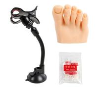 Mezzo piede Disegni Pratica Modello Di Piedi Falsi Flessibile Morbido Silicone Manicure Strumento Per Le Unghie Suggerimenti di Formazione Arte Pratica Falso Modello Di Piedi