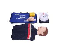 Mezzo Simulatore di Rianimazione Cardiopolmonare Formazione di Primo Soccorso Modello di Corpo Umano in Gomma Manichino di Addestramento Avanzato per Simulazione di Rianimazione Cardiopolmonare