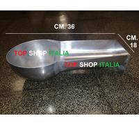 MEZZO STAMPO BABA' ORIZZONTALE PROFESSIONALE BABA FORMA ALLUMINIO PASTICCERIA