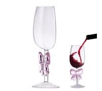 Mezzo Vino In Bicchiere - Mezzo Bicchiere Per Vino | Coppa Di Champagne Lunga Gambo | Serbati Flauti Di Champagne Con | Gioponi Decorativi Per Tavolo Da Cucina Da Picnic Di Laurea Per La Cena Del