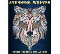 Mezzo Zentangle Designs Stunning Wolves (Tascabile)
