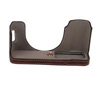Mezzogiorno della Fotocamera, Copertura per Protezione della Fotocamera PU Copertina per Fotografia retrò con Porte di Accesso Facili per la Fotocamera X100V (Caffè)