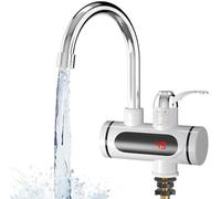 Mf ArtShop Rubinetto Elettrico Acqua Calda Miscelatore Istantaneo 3000W Caldaia Con Display Temperatura Acqua Calda Istantanea 30-60 Gradi Riscaldatore
