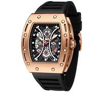 MF Mini Focus Orologio da polso alla moda, con quadrante grande, luminoso, impermeabile, sportivo, analogico, al quarzo, da uomo, cinturino in silicone