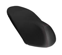 PIAGGIO Sedile, Nero, Cuciture: Rosso/Grigio, 1B001379000C3