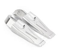 MF3415 Pedane Poggiapiedi Pedalini argento per TMAX 500 530 560 da 2001 a 2025