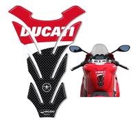 MF4026 Adesivo Protezione Paraserbatoio Ducati Resina Rosso / Carbonio 20x14cm
