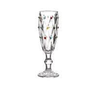 Mf5rGb7pD Bicchieri d'acqua Calice vintage in rilievo, eleganti bicchieri da vino e champagne con pois dipinti 170 ml