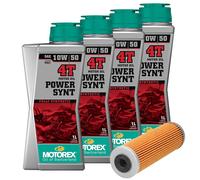 MF6415 4L Olio Motorex Power Synt 10W50 Filtro KTM 1390 R Super Adventure 24/25