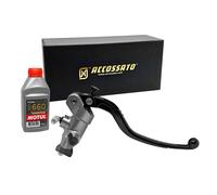 MF8941 Pompa Freno Anteriore Radiale ACCOSSATO 19x20 Leva Nera Fissa Moto + olio