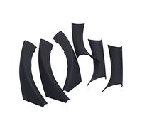 MFBGPVCVMM lato interno Car Interior Door Handle Pull Cover Carbon Style Decor Per BMW Serie 3 E90 E91 E92 316 318 320 325 328i 2004-2012(LHD black)