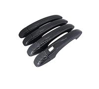 MFBGPVCVMM Maniglia Per Renault Per Arkana 2019 2020 2021 Per MEGANE Per La Conquista Per Samsung XM3 Copertura Maniglia In Fibra Di Carbonio Auto Decorare Accessori(4Handle 1 Button)