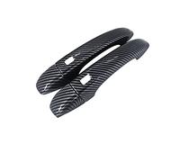 MFBGPVCVMM Maniglia Per Renault Per Arkana 2019 2020 2021 Per MEGANE Per La Conquista Per Samsung XM3 Copertura Maniglia In Fibra Di Carbonio Auto Decorare Accessori(2Handle 2 Buttons)