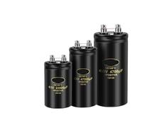 MFD Aluminum Screw Audio Filtering Electrolytic Capacitor 105℃ CD136 Bolt Capacitors 63V 100V 250V 400V 450V CE105℃ 2000H CZAOINCU(450V2200UF 50x105)