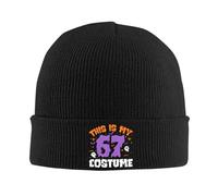 MFDXHJCGI Questo è Il Mio Halloween 67 Numero 6 7 Sei Sette Cappelli a Cappello Cappello Uomini Cool da Esterno Skullies Belips Winter Head Caps