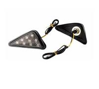 MFE5IV Indicatori 2 Pezzi/set Luci Triangolo Montaggio A Filo | 2 Pezzi/set Luci Triangolo Montaggio A Filo LED Indicatori Di Direzione Lampeggianti Illuminazione Accessori Motocross La