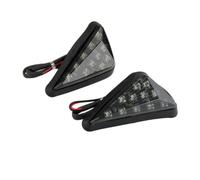MFE5IV Indicatori 2 Pezzi/set Luci Triangolo Montaggio A Filo | 2 Pezzi/set Luci Triangolo Montaggio A Filo LED Indicatori Di Direzione Lampeggianti Illuminazione Accessori Motocross La