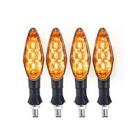 MFE5IV Indicatori 4 pezzi/set 12V universale LED moto | 4 pezzi/set 12V universale LED moto indicatore di direzione luce lampeggiante indicatore lampeggiante lampada moto accessori