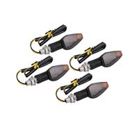 MFE5IV Indicatori 4 pezzi/set indicatori di direzione a LED | 4 pezzi/set indicatori di direzione a LED universali per motociclette indicatori di direzione lunghi e corti indicatori di