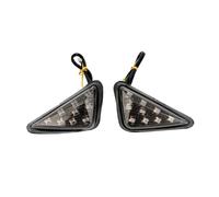 MFE5IV Indicatori Kit indicatori di direzione 12V 2x | Kit indicatori di direzione 12V 2x indicatori di direzione a LED per motociclette 12V Euro Triangle a filo AP Indicatori di