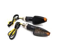 MFE5IV Indicatori Per Moto, Affidabilità | 2X Indicatori Di Direzione A LED Universali Per Motociclette, Luce Lampeggiante, 14 LED, 12 V, 2 W, Lampada Corta Per Moto
