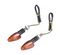 MFE5IV Indicatori Per Motocicletta Luci Di Segnalazione | 2X Indicatori Di Direzione A LED Universali Per Motociclette Luce Lampeggiante 14 LED 12V 2W Lampada Corta Per Motocicletta
