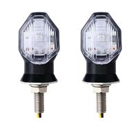 MFE5IV Indicatori Per Motociclette A 1 LED, Luci Di Direzione | 2x Indicatori Di Direzione Universali Per Motociclette A 1 LED, Luci Di Direzione