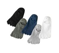 MFESFCS Calzini Con Dita Separate Uomo 5 Paia Di Calzini Da Uomo Antiscivolo Con Dita Separate No Show Calzini Da Pantofola Invisibili Calzini Da Uomo A Cinque Dita Sport Maglia Estiva(5 pairs mix)