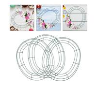 MFESFCS Cerchio in Metallo 2Pcs Floral Wreath Iron Frame Wreath Making Tool for Garland Party Decoration Supplies Garland Frame