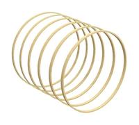 MFESFCS Cerchio in Metallo 8pcs Garland Set, Rings-Bohemian Style Wreaths for Wedding Decorations Themes,Wooden Wreath Ring(18CM)
