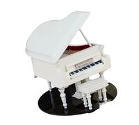 MFGSDFR Mini Ornamenti di Strumenti Musicali Figurine di Strumenti Musicali Modelli di Pianoforte Chitarre Folk Sassofoni Corni Francesi Set di Batterie(6)
